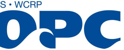 Logo displaying "GOOS GOOS WCRP OOPC Ocean Observations Physics and Climate panel" in blue text on a white background.