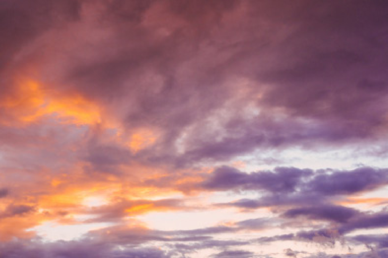 Cover of a factsheet titled "Ozone Essential Climate Variable (ECV)" with a sky background and logos of international organizations.
