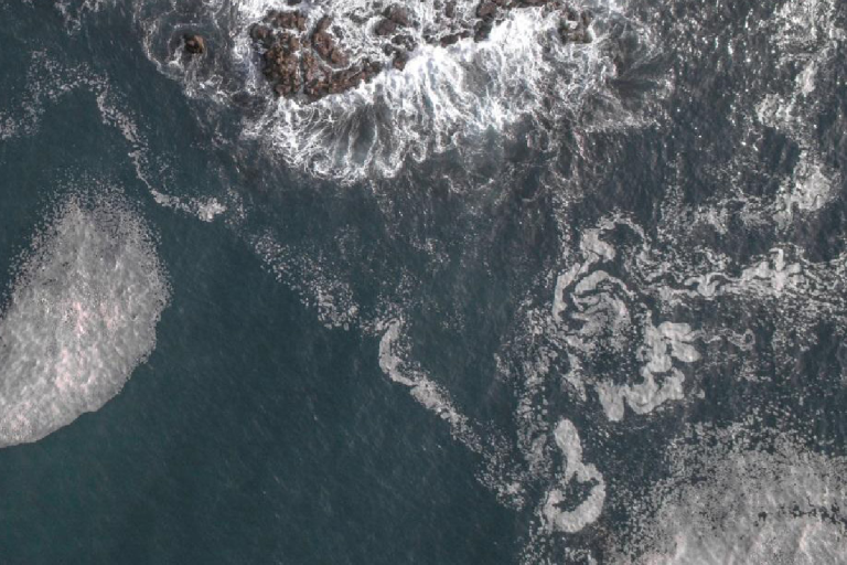Cover of a factsheet titled "Surface Currents," featuring ocean waves and logos from agencies like WMO, ISC, IOC, and UNEP, related to climate observation.