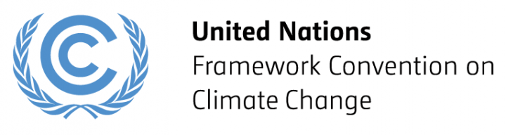 UNFCCC logo with the text "United Nations Framework Convention on Climate Change" on a white background.